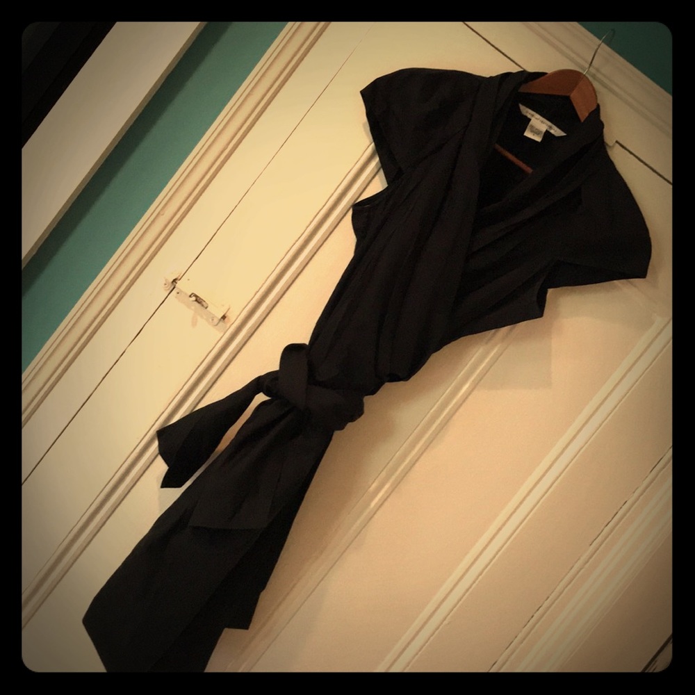 DVF - Black Wrap Dress